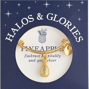 Halos & Glories Pineapple Charm Bracelet